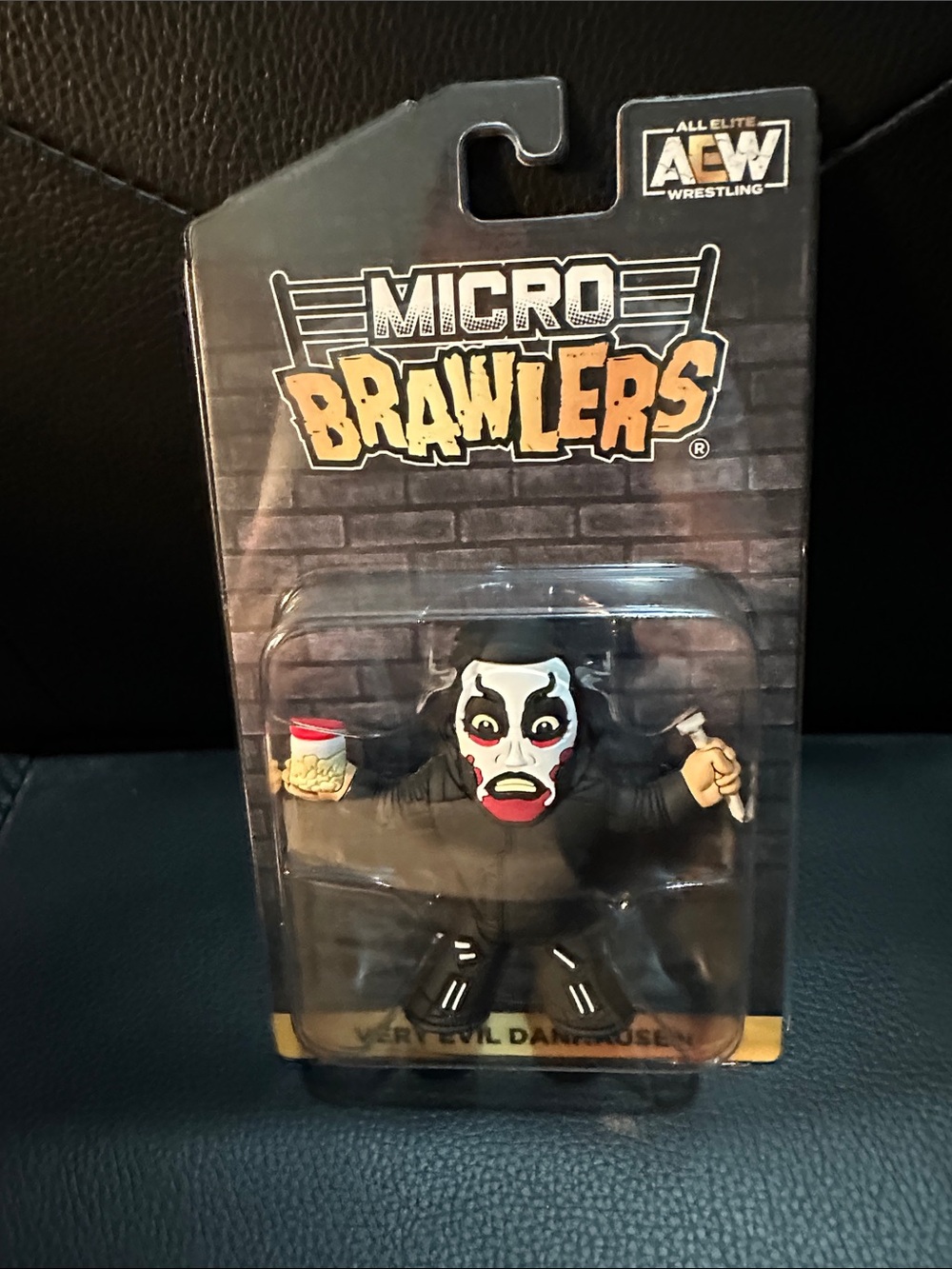 AEW Micro Brawlers Black Masked Action Figure - Devils Danzig